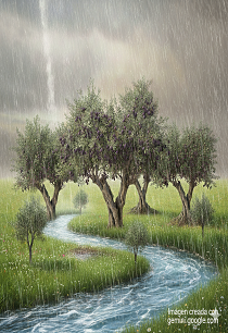 Portada Simbología bíblica: La lluvia tardía